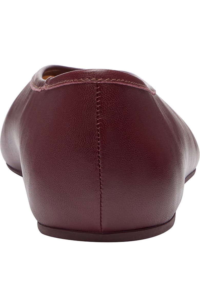 COACH Houston Ballet Flat, Alternate, color, Merlot