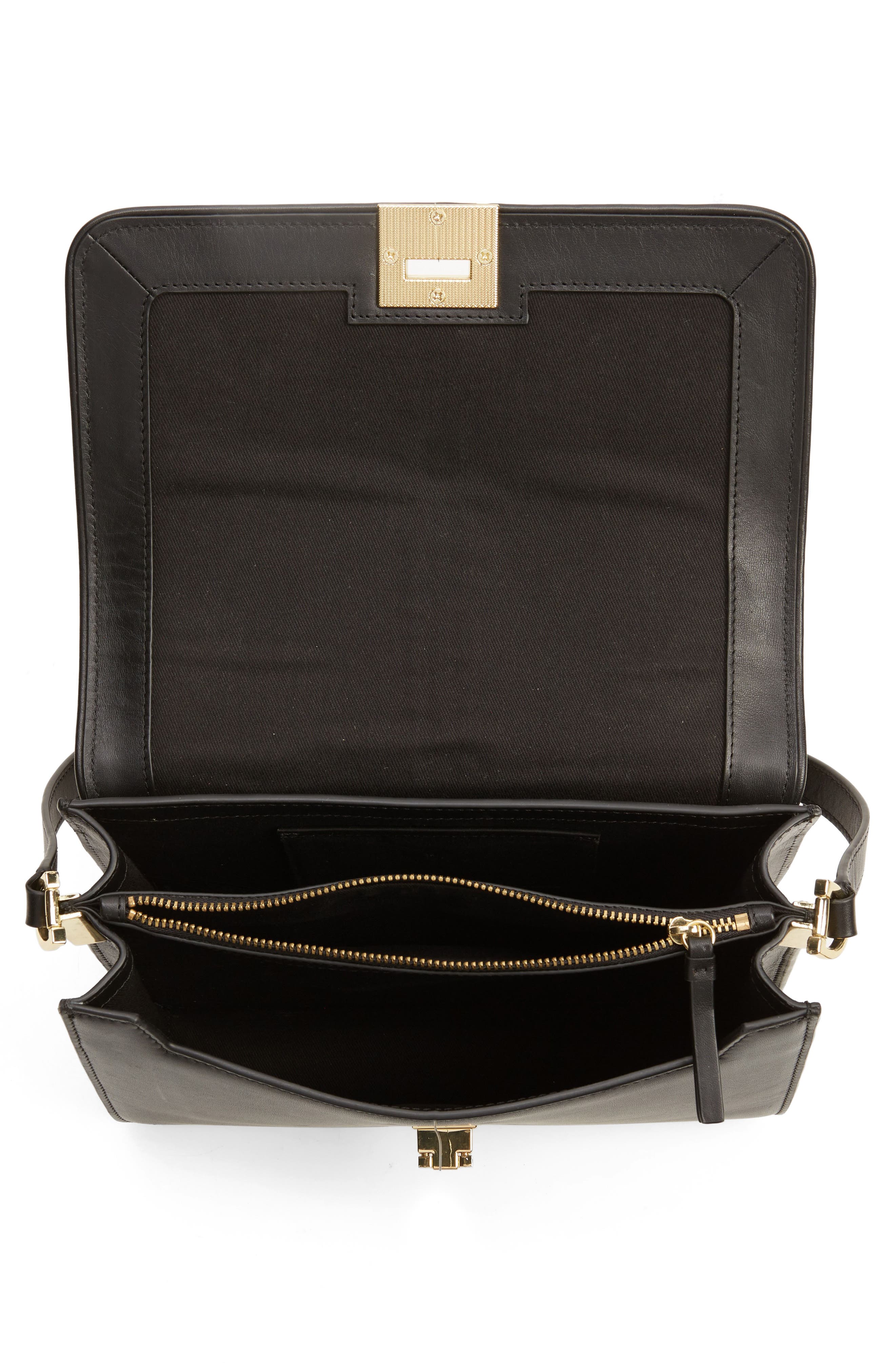 & Other Stories Leather Crossbody Bag, Alternate, color, 