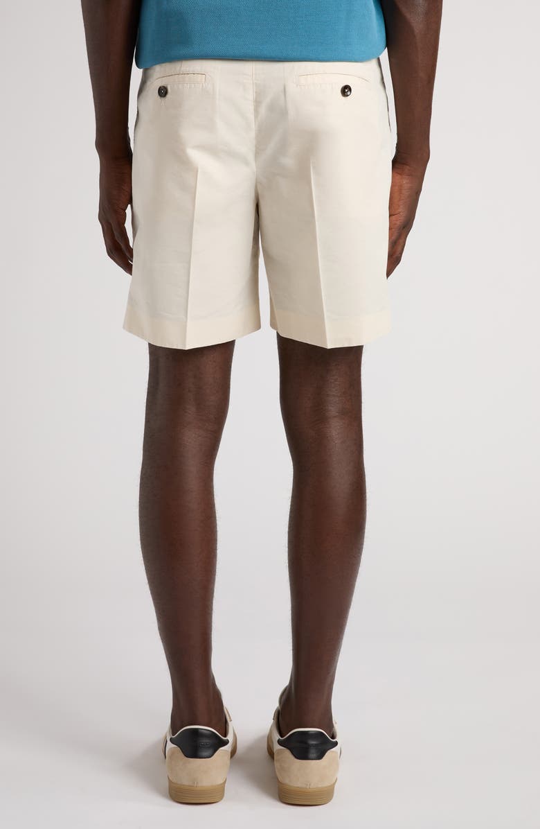 TOM FORD Fluid Pleated Cotton 
Silk Poplin Shorts, Alternate, color, 