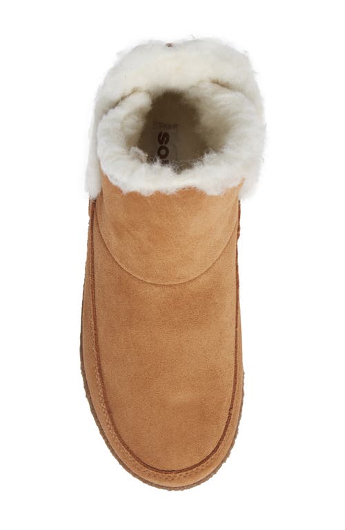 Sorel Nakiska Faux Fur Lined Bootie In Brown