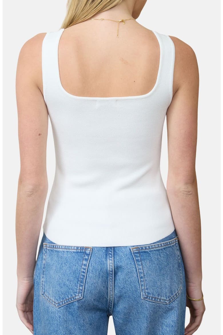 Buttoned Sweater Tank, Alternate, color, IVORY