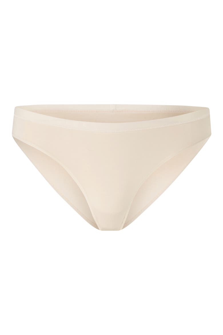 Daily Climate Cotton Blend Bikini Briefs, Alternate, color, OATMEAL