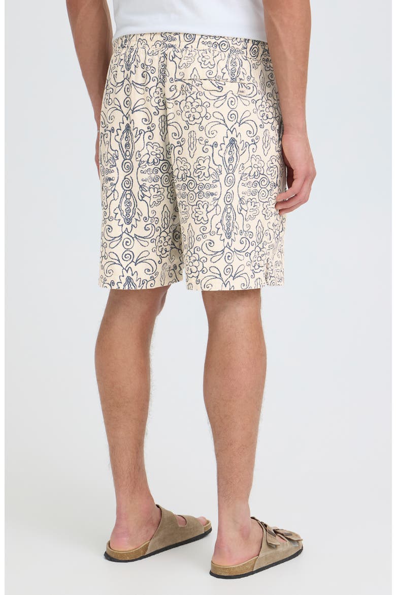 Liam Linen Blend Shorts, Alternate, color, OATMEAL