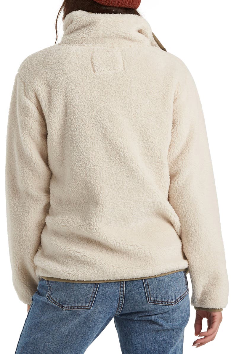 Billabong Switchback Faux Shearling Pullover, Alternate, color,