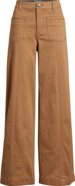 Wit & Wisdom Skyrise Patch Pocket Wide Leg Pants