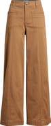Wit & Wisdom Skyrise Patch Pocket Wide Leg Pants