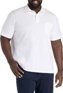 Harbor Bay by DXL Big & Tall Pocket Piqué Polo Shirt