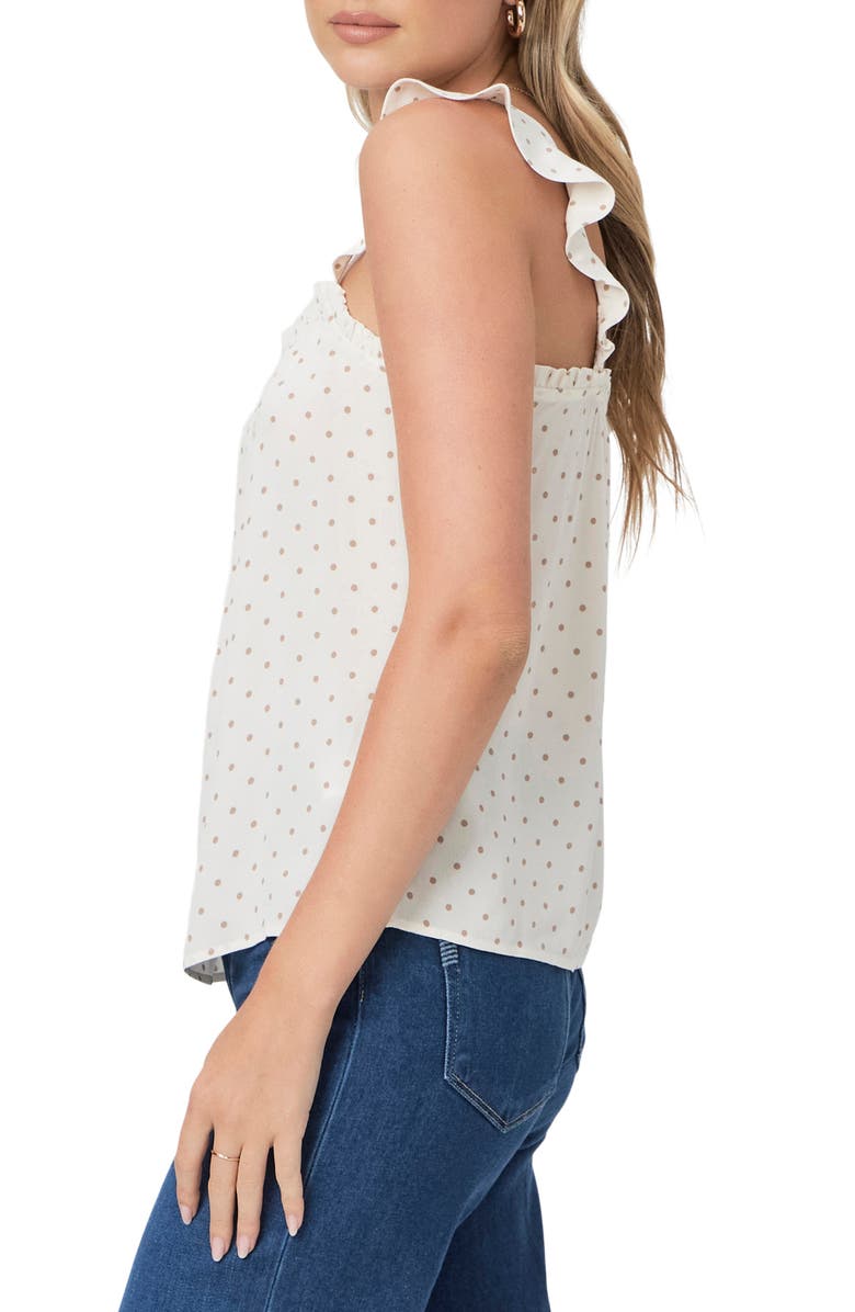 PAIGE Iyala Ruffle Strap Tank Top, Alternate, color, 