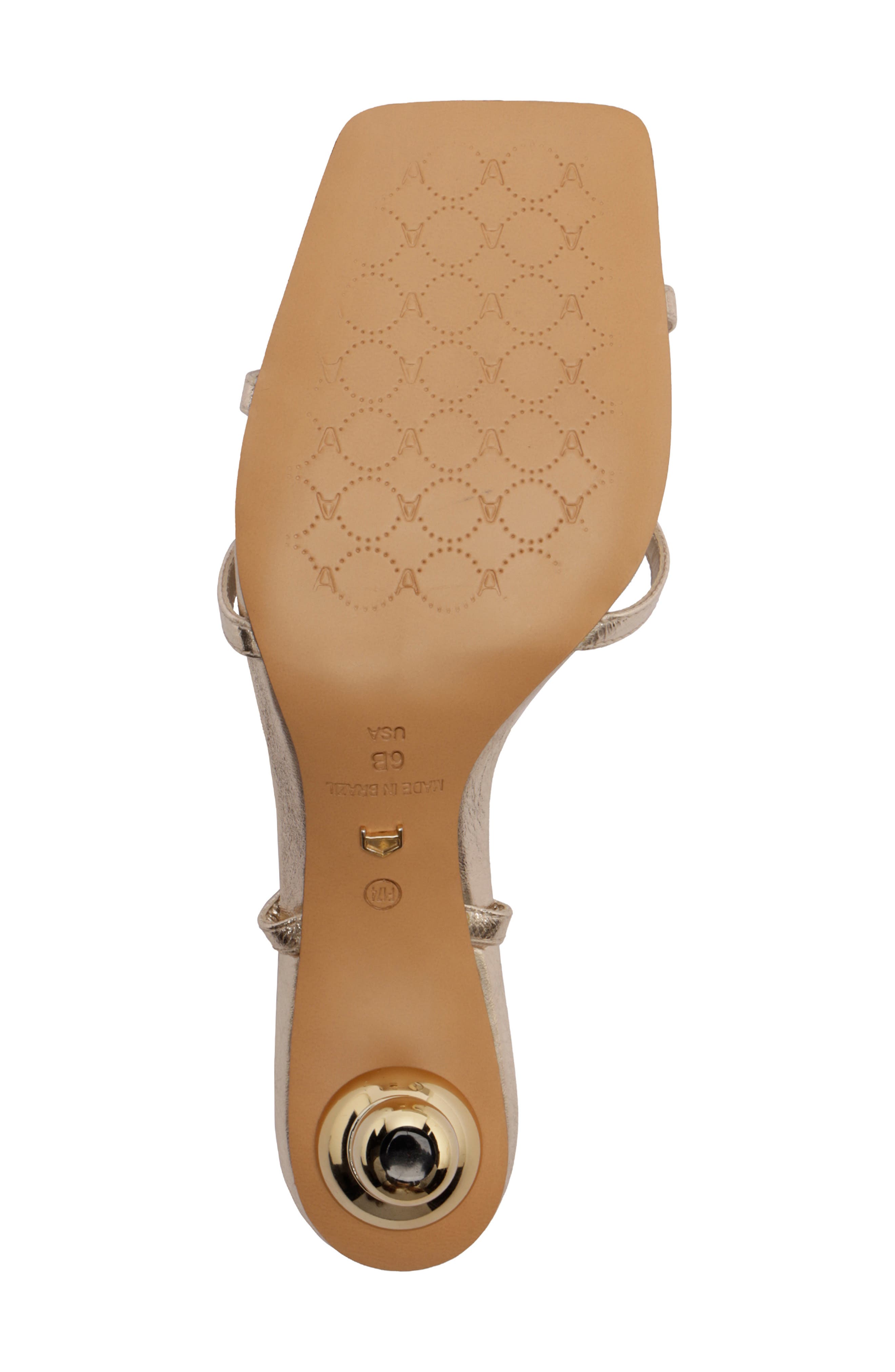 Arezzo Birdie Sandal, Alternate, color, Platino
