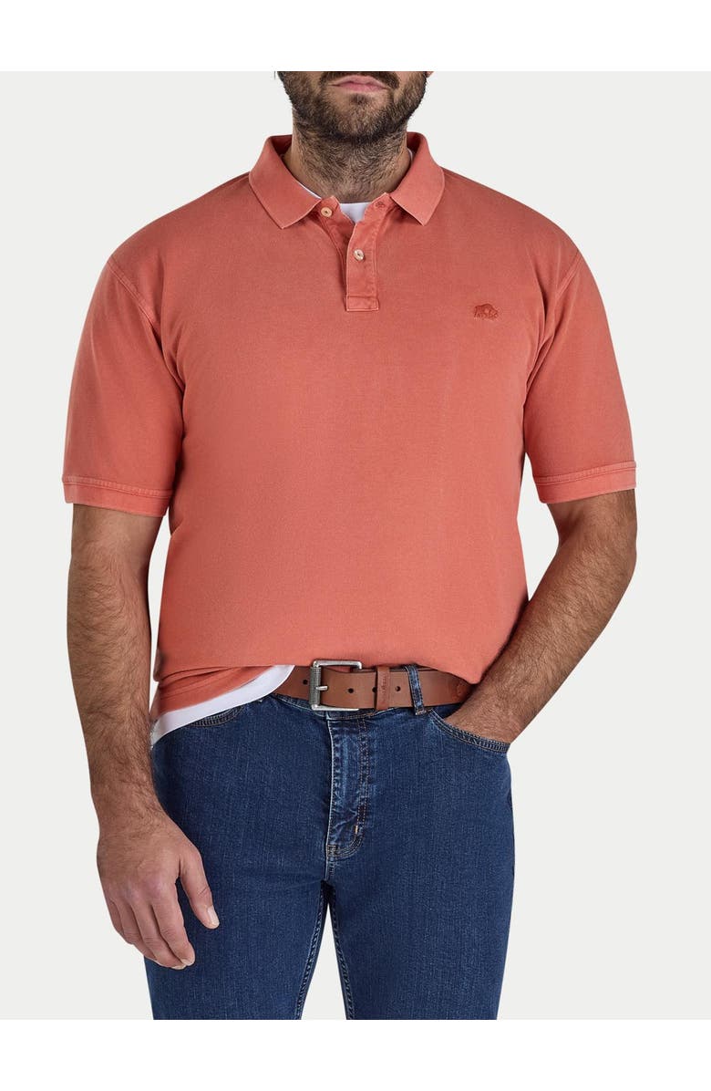 Raging Bull Garment Dyed Polo Shirt, Alternate, color, Burnt Orange