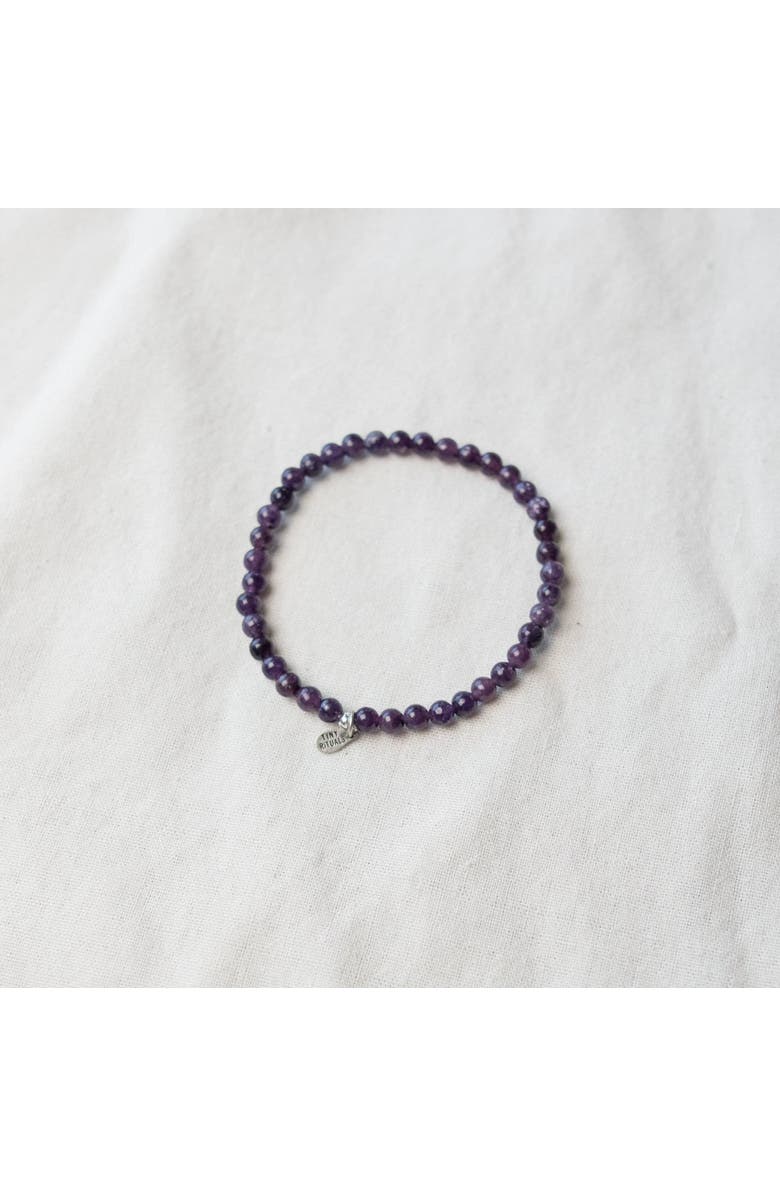 Tiny Rituals Lepidolite Energy Bracelet, Alternate, color, Dark Purple