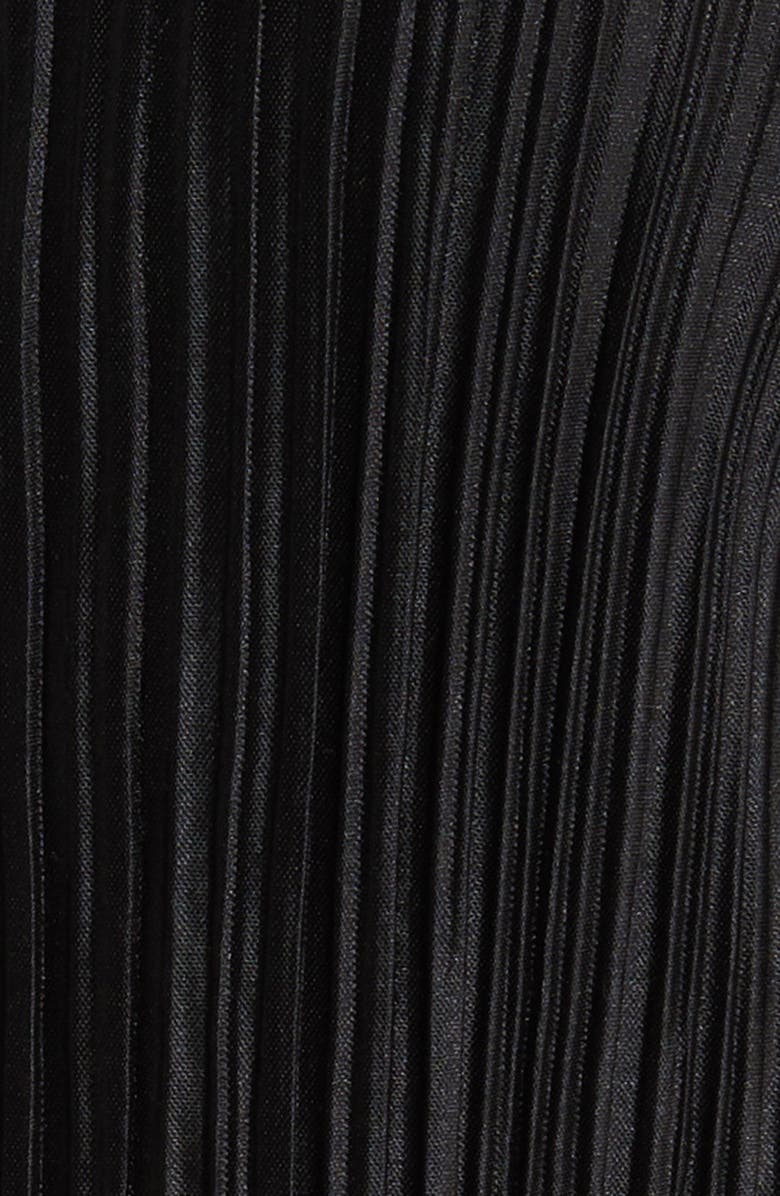 Dressed in Lala Notched Collar Plissé Top & High Waist Pants Set, Alternate, color, 