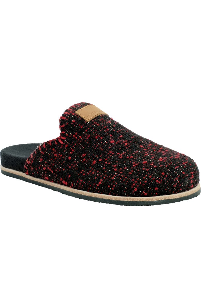 Revitalign Alder Faux Shearling Orthotic Slipper, Main, color, Red