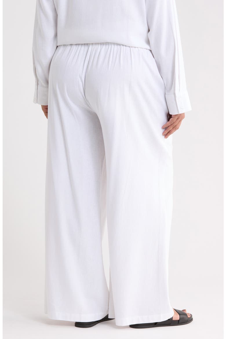 Valencia Pull-On Pants, Alternate, color, WHITE