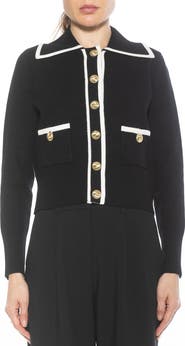 Alexia Admor Mari Tipped Sweater Jacket