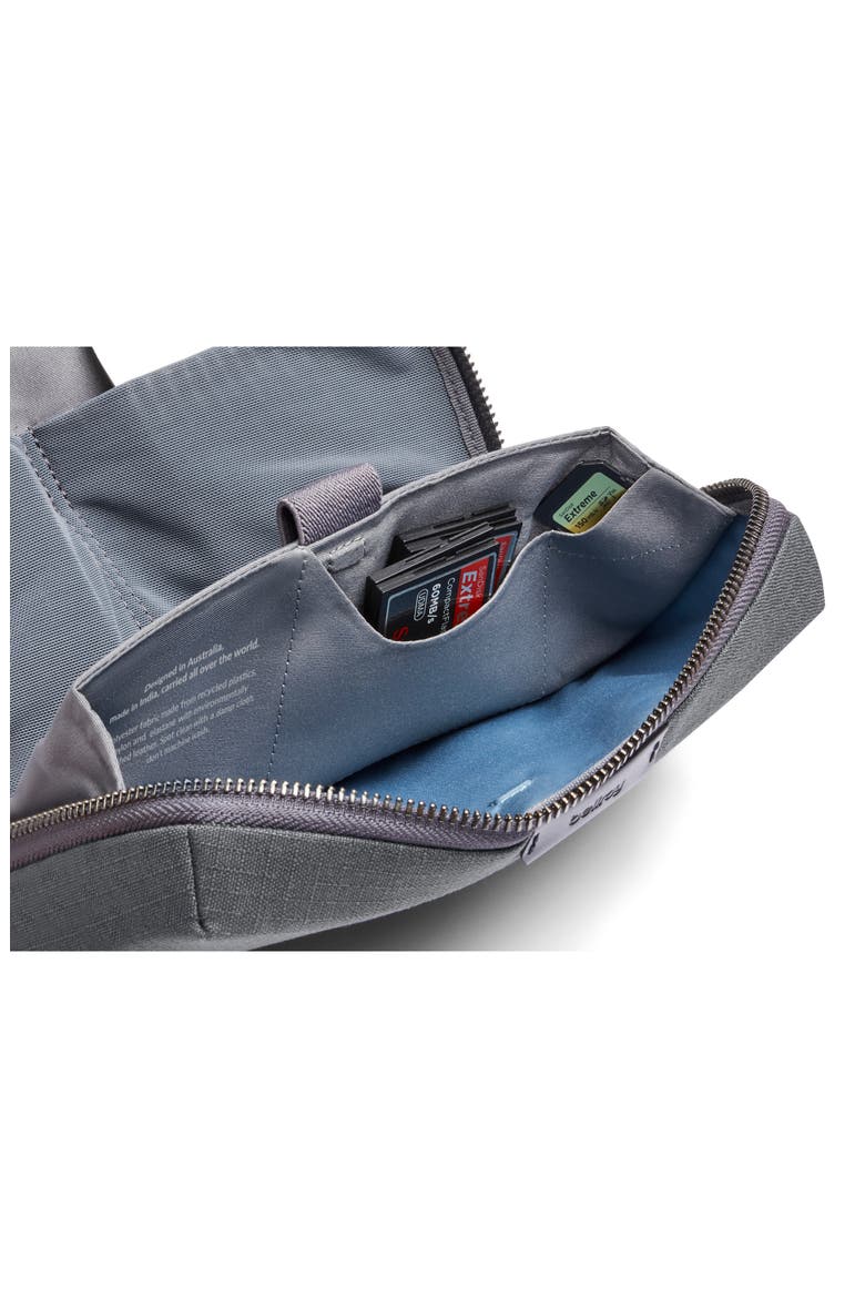 Water Resistant Recycled Polyester & Recycled Nylon Tech Case, Alternate, color, BLACK