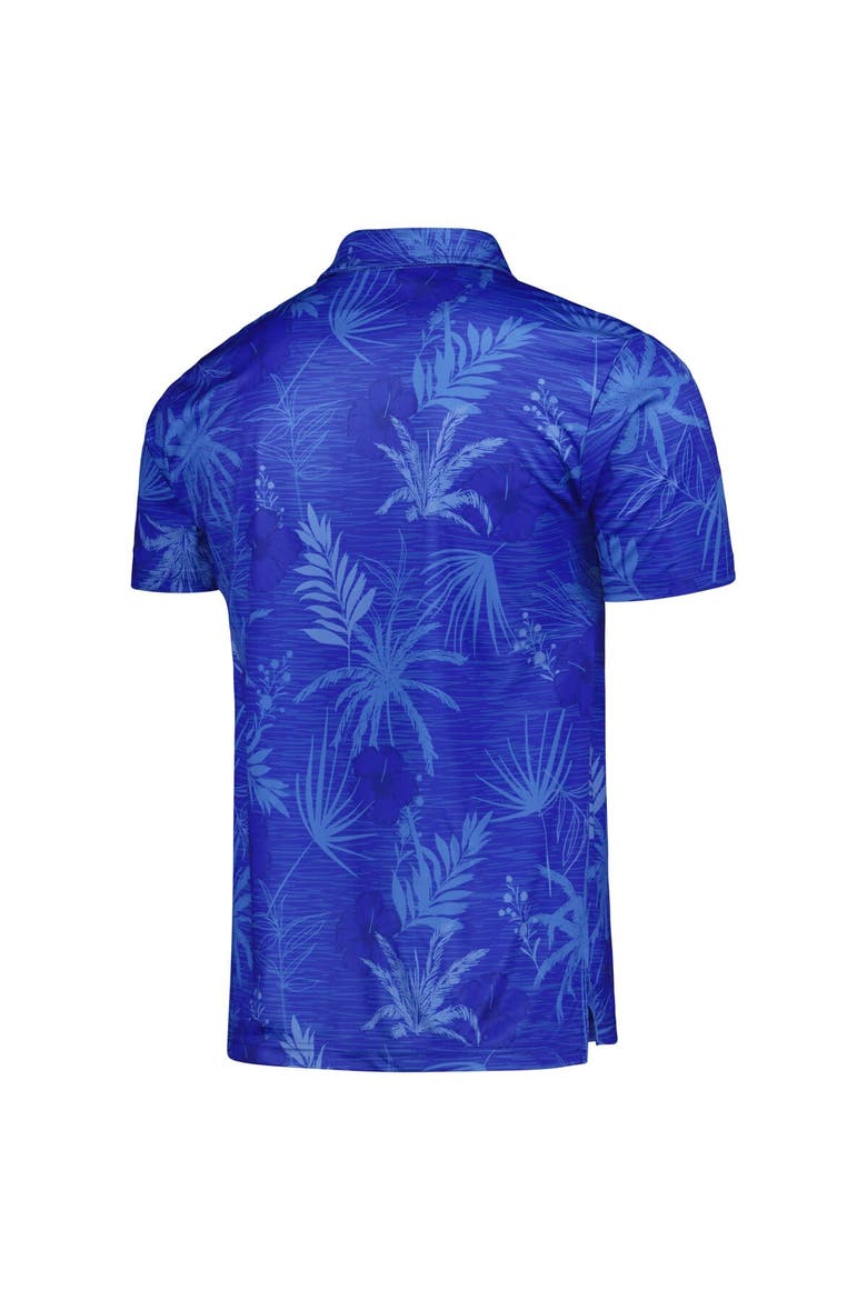 Men's Colosseum Royal Kansas Jayhawks Palms Team Polo, Alternate, color, Royal