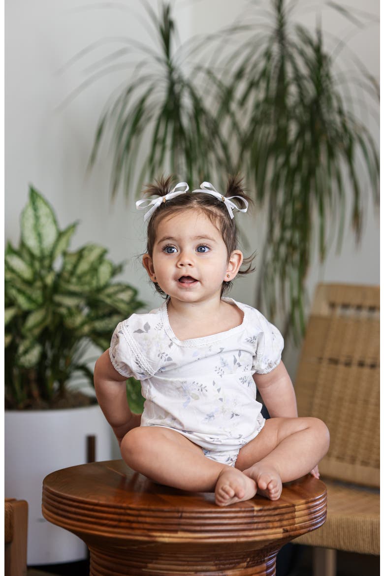 Pretty Poppies Romper, Alternate, color, IVORY