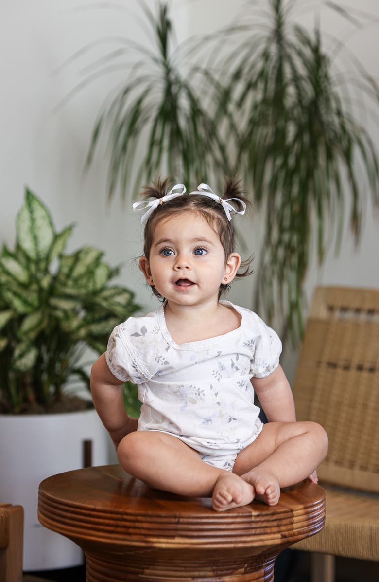 Manière Kids' Pretty Poppies Bodysuit, Alternate, color, Ivory