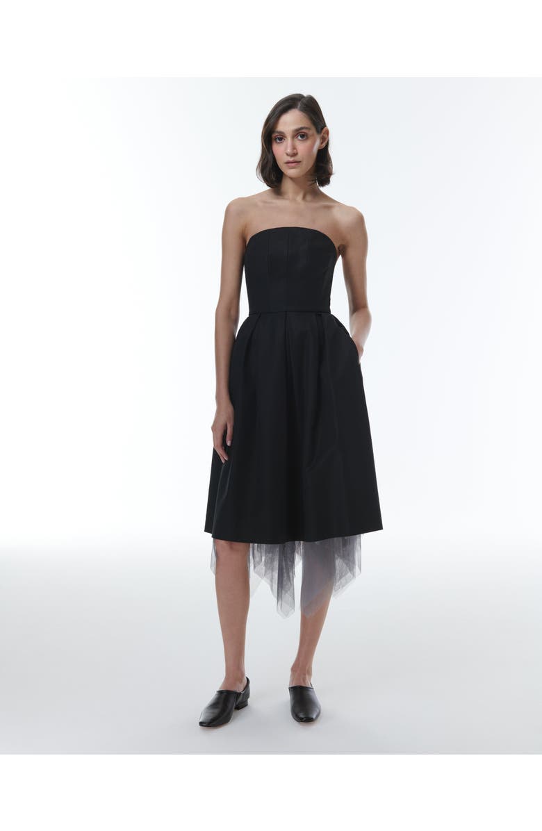THEO The Label Aphrodite Dress with Tulle Hem, Alternate, color,