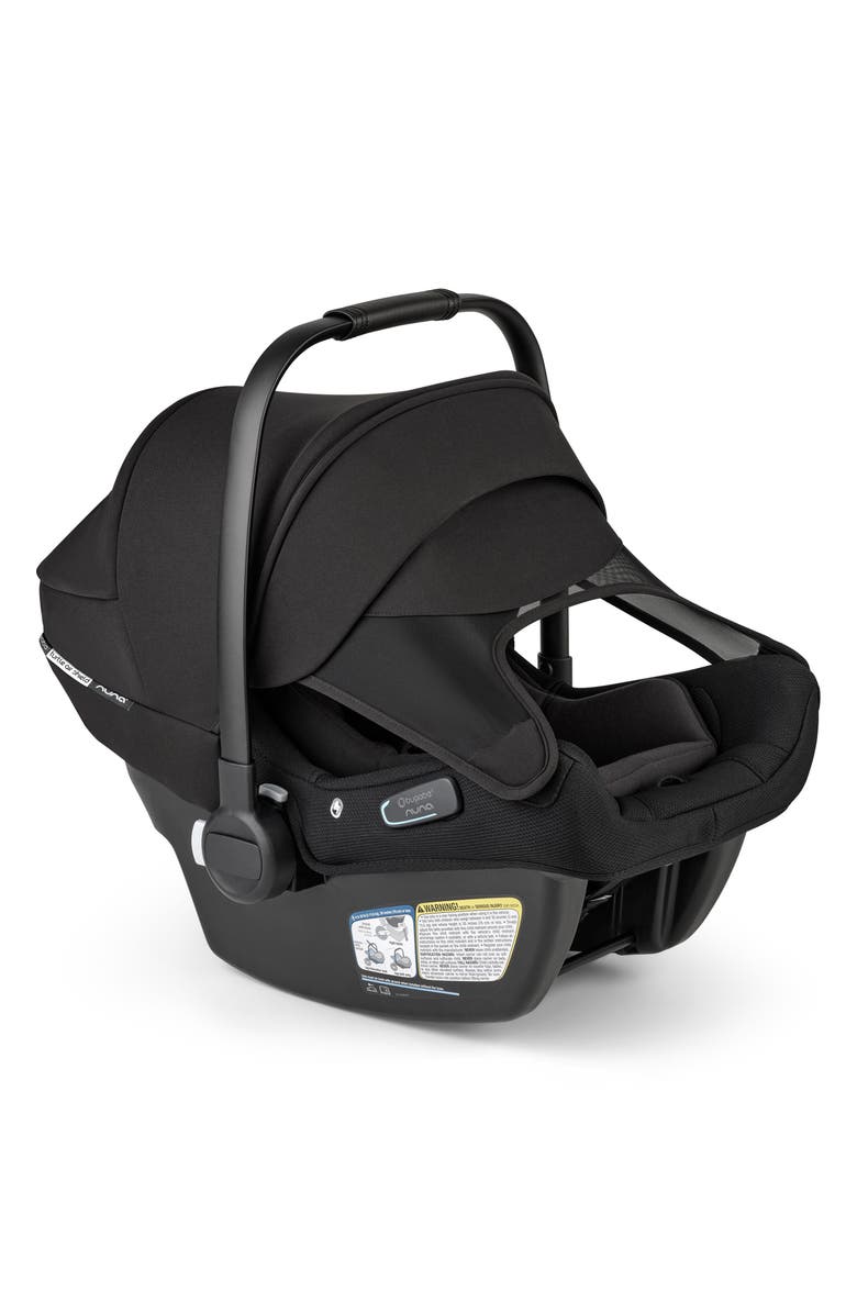 Bugaboo Turtle Air Shield by Nuna Infant Car Seat and Base, Alternate, color, Black