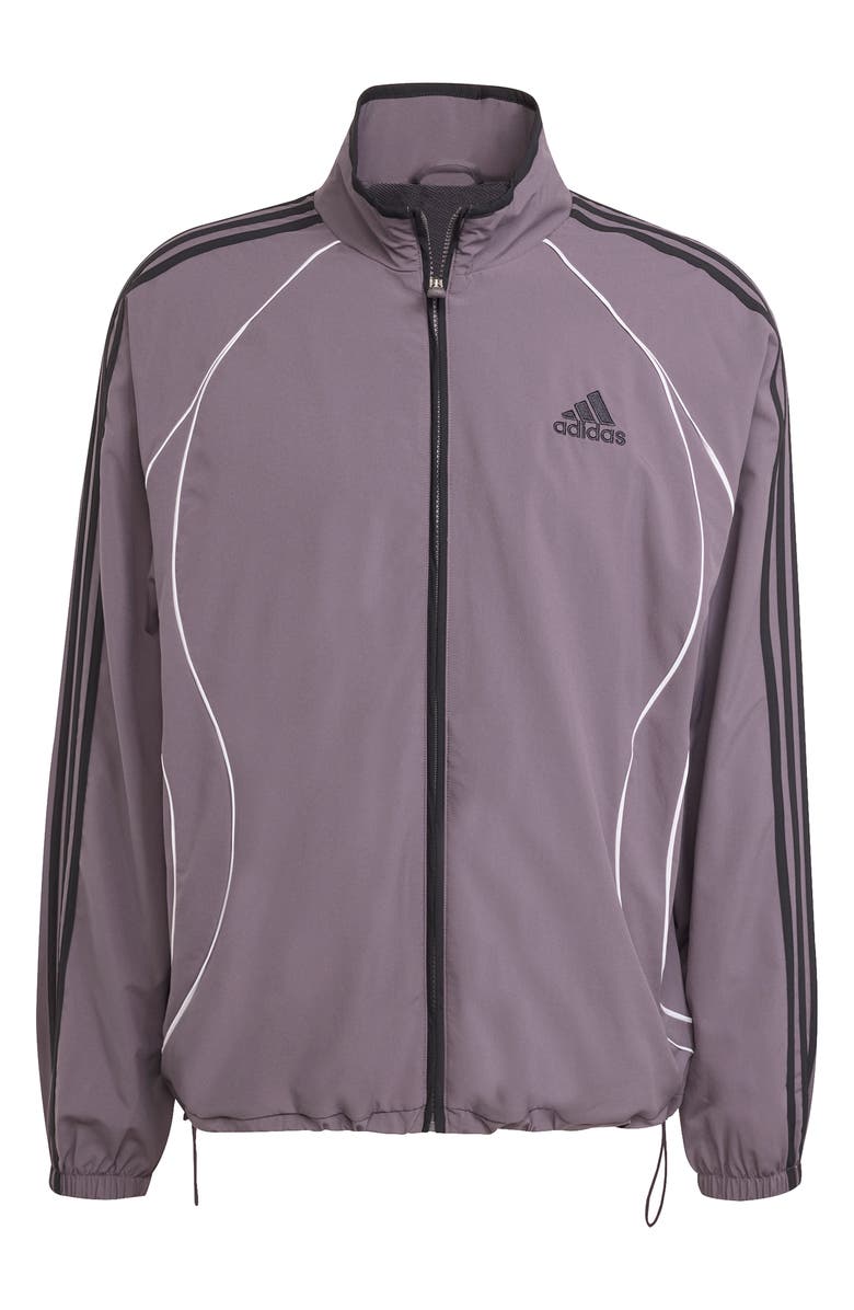 adidas Teamgeist Adicolor Track Jacket, Alternate, color, Grey Strata/ Black
