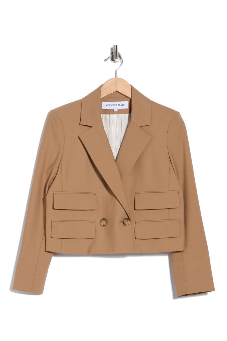 Wilkie Cropped Jacket, Main, color, HAZELNUT