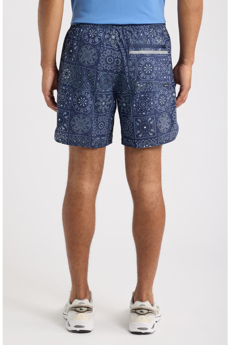Luka 7-Inch Lined Performance Shorts, Alternate, color, PAISLEY TILE NAVY