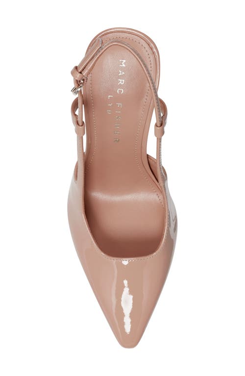 Marc Fisher Ltd Torry Slingback Pointed Toe Pump In Brown