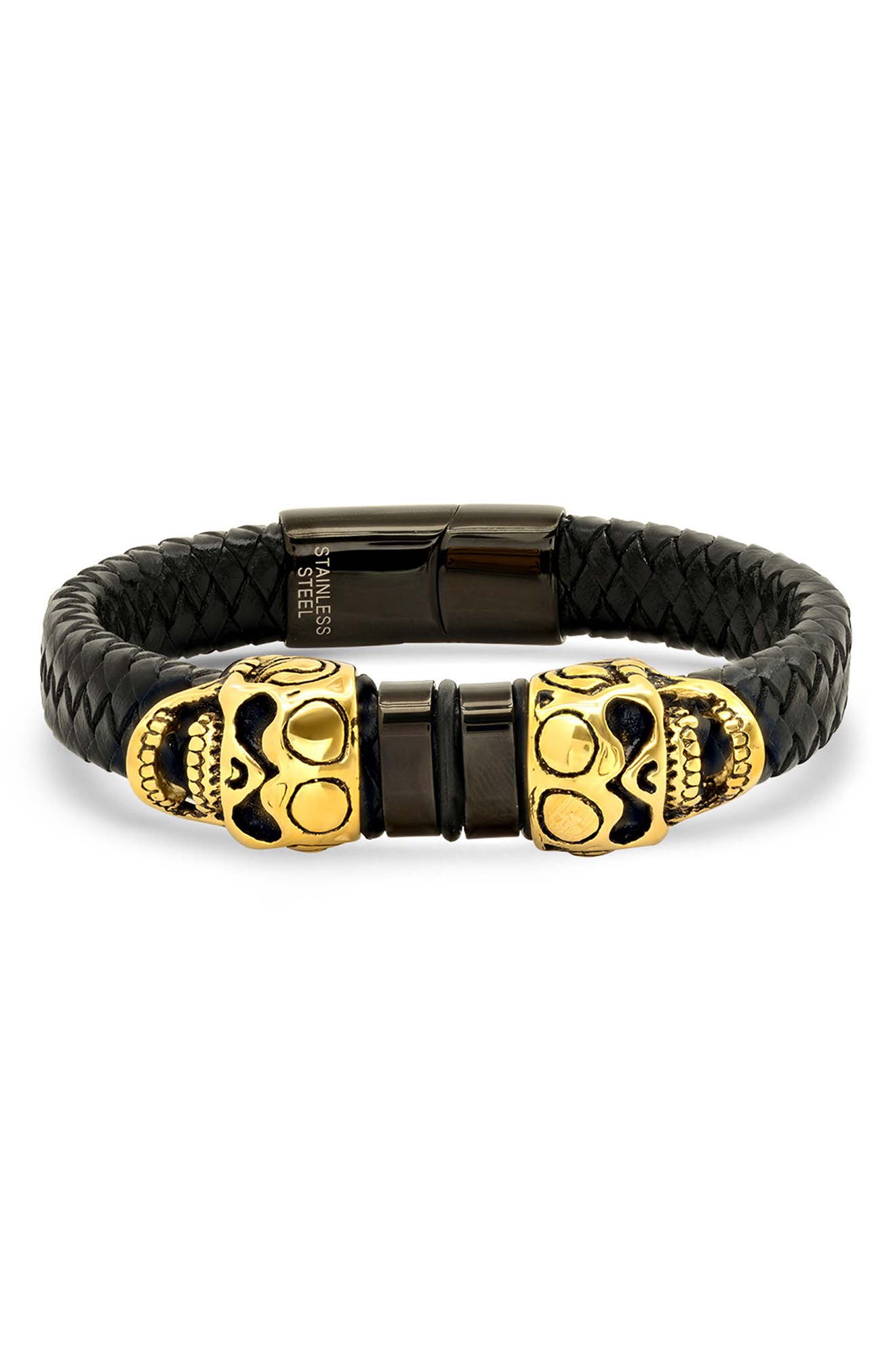 Men's Braided Leather Bracelet