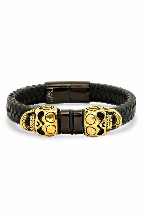 Men's Braided Leather Bracelet