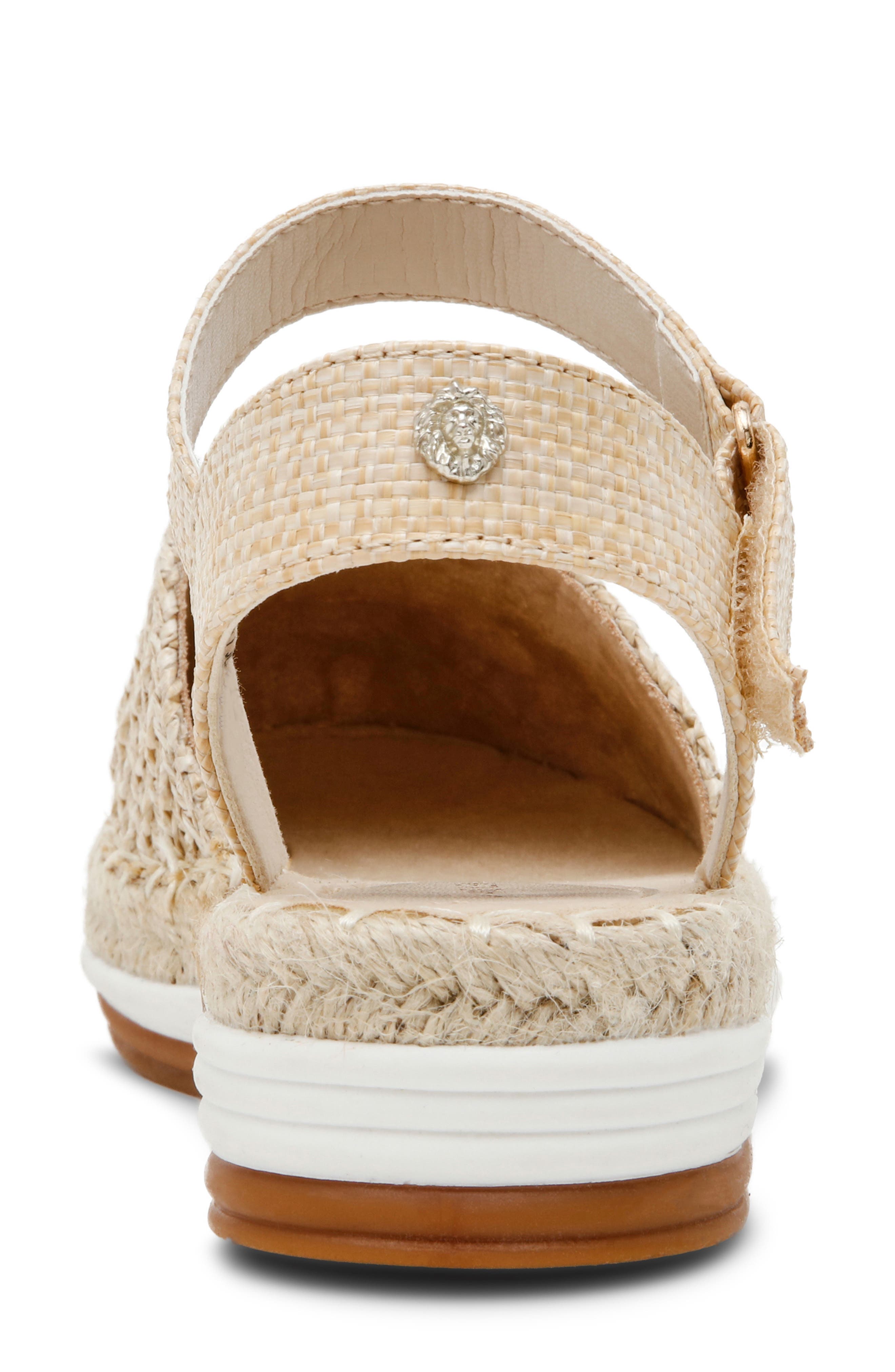Anne Klein Jordanna Espadrille Sandal, Alternate, color, Natural Raffia
