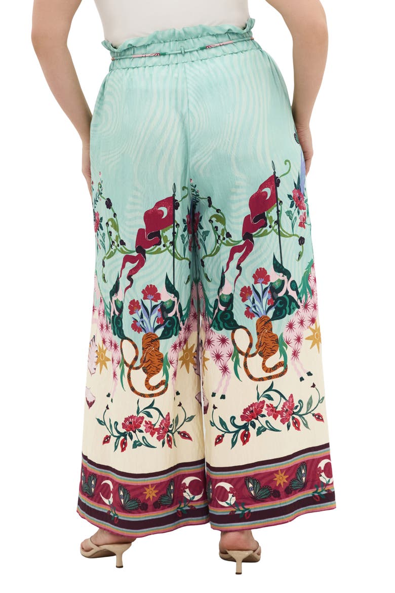 Athena Mixed Print Wide Leg Pants, Alternate, color, HERO DREAMSCAPE