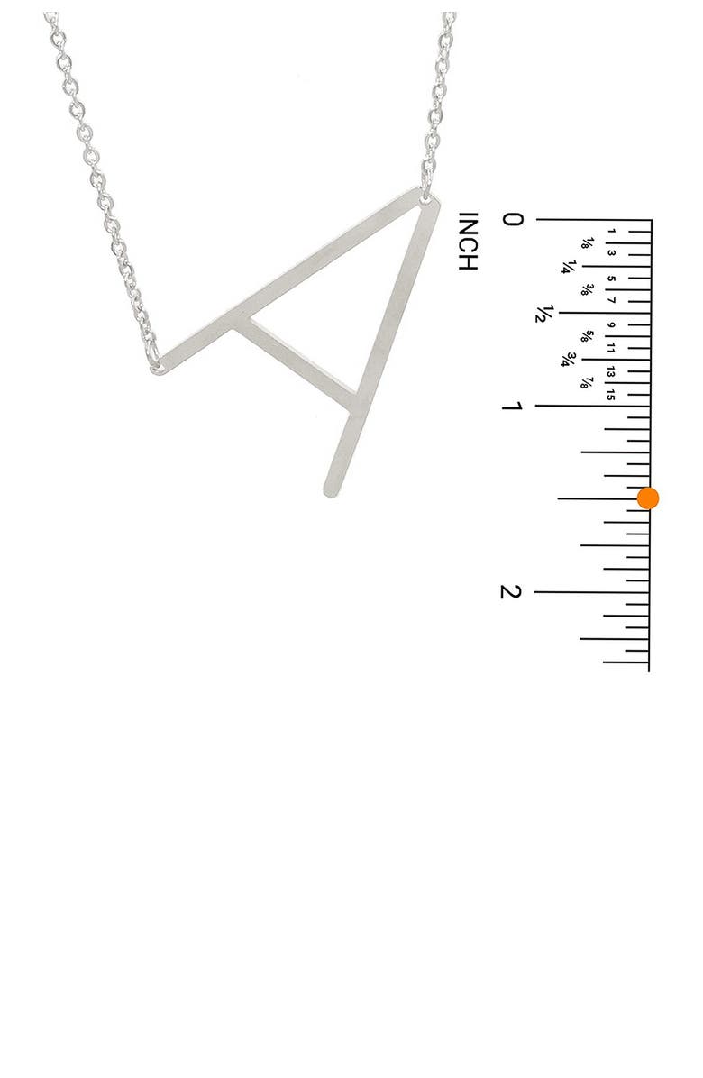 SAVVY CIE JEWELS Large Initial Necklace, Alternate, color, 