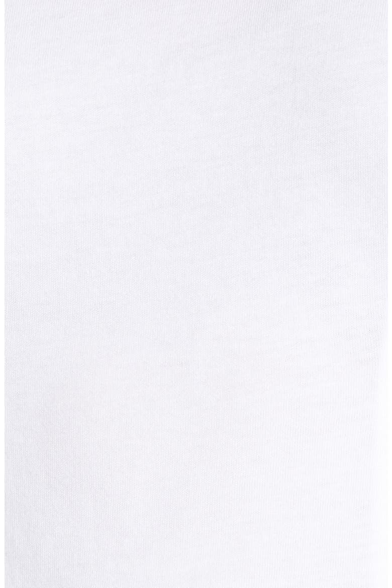 Corset Detail T-Shirt, Alternate, color, WHITE