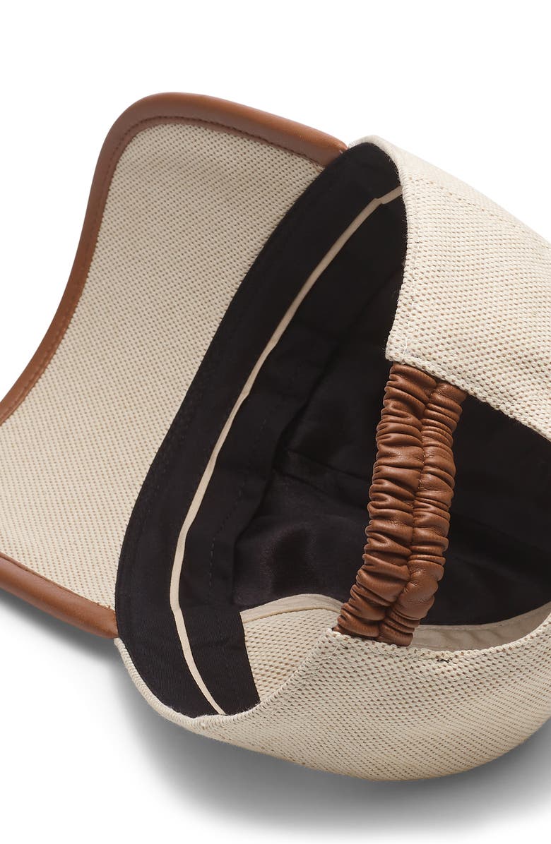 rag & bone Harlow Pinstripe Baseball Cap, Alternate, color, Natural Cream Vintage