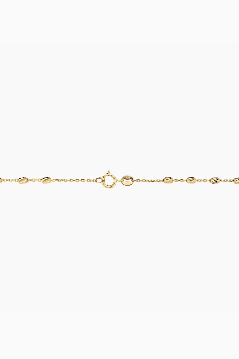14K Yellow Gold Wanderlust Station Necklace, Alternate, color, Yellow Gold