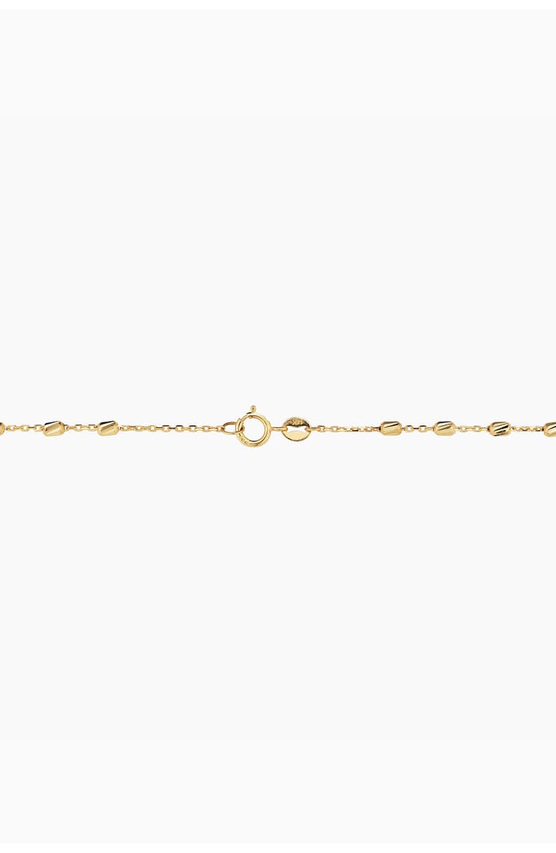 Oradina 14K Yellow Gold Wanderlust Station Necklace, Alternate, color, Yellow Gold