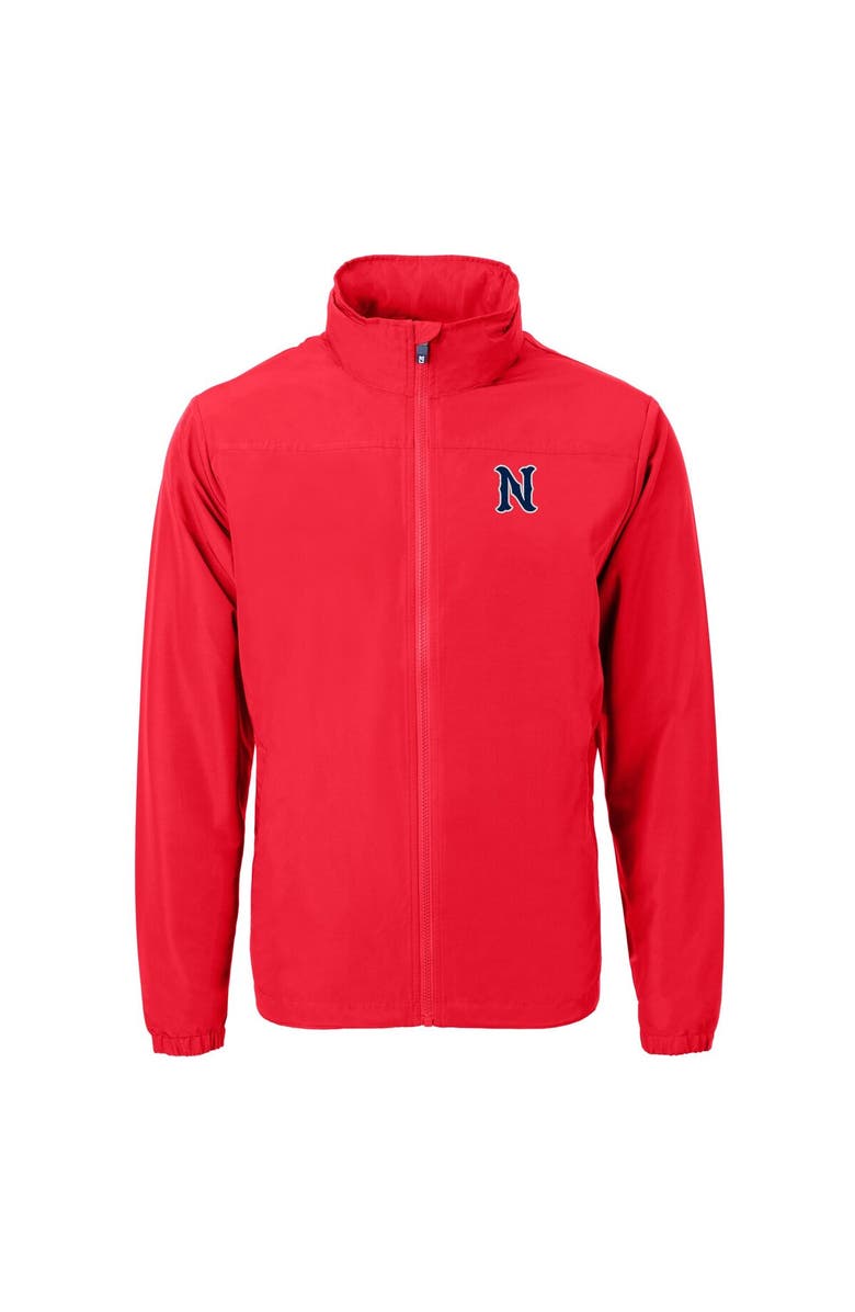 Cutter & Buck Men's Cutter & Buck Red Nashville Sounds Charter Eco Recycled Full-Zip Jacket, Alternate, color, 