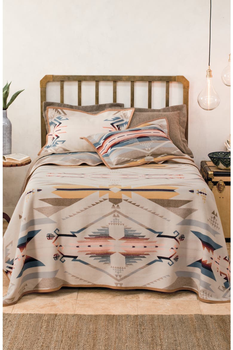 White Sands Jacquard Robe Blanket, Alternate, color, WHITE SANDS