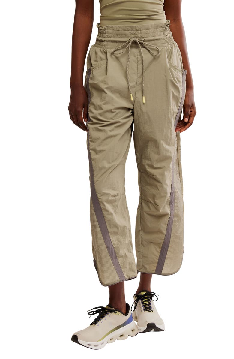 Free People FP Movement Champ Is Here Track Pants, Main, color, Sage Combo