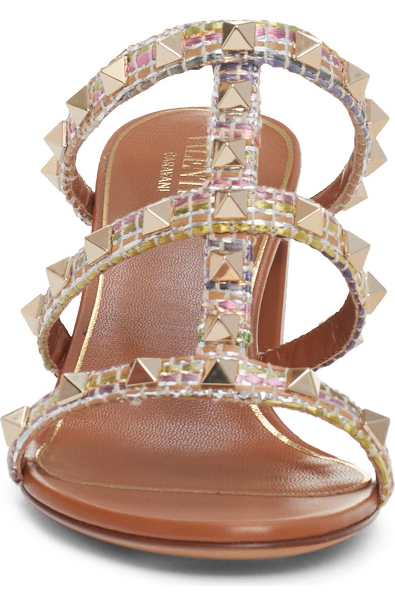 Valentino Garavani Rockstud Slide Sandal, Alternate, color, Jzc Multicolor/ Light Cuir