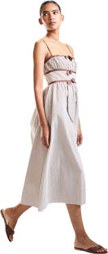Cynthia Rowley Seersucker Midi Dress