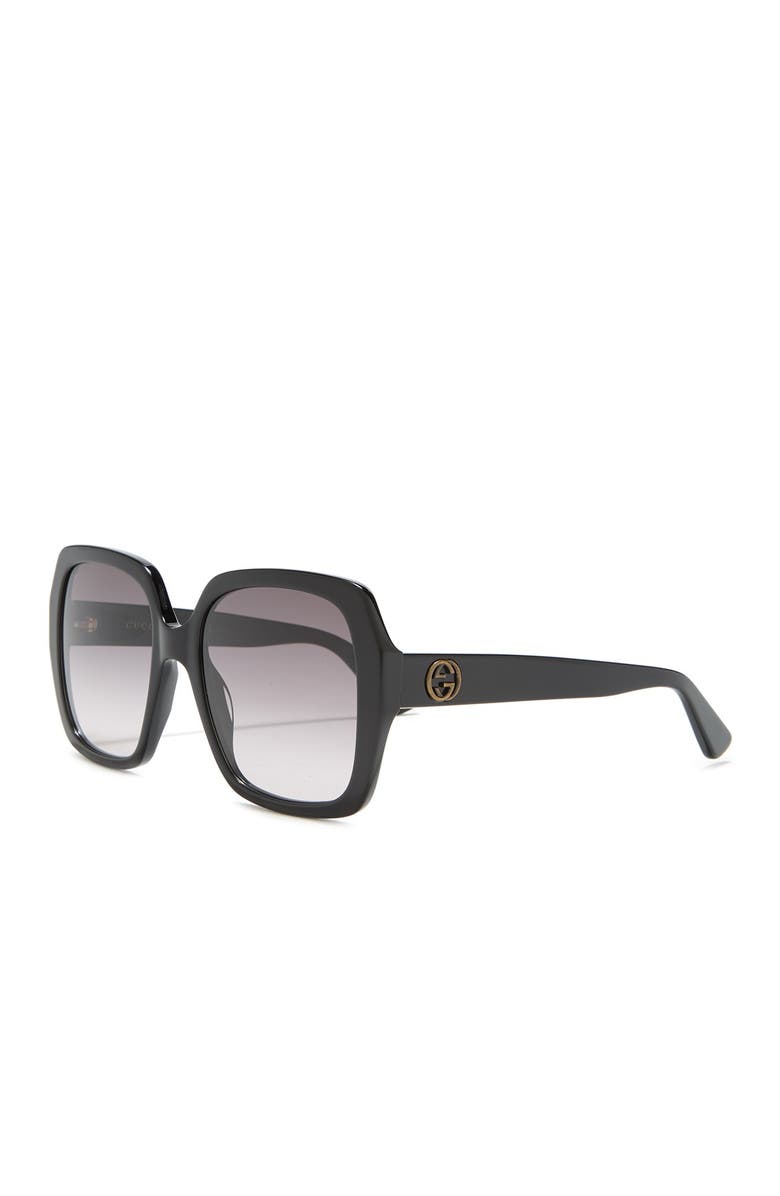 Gucci 54mm Oversized Square Sunglasses, Alternate, color,