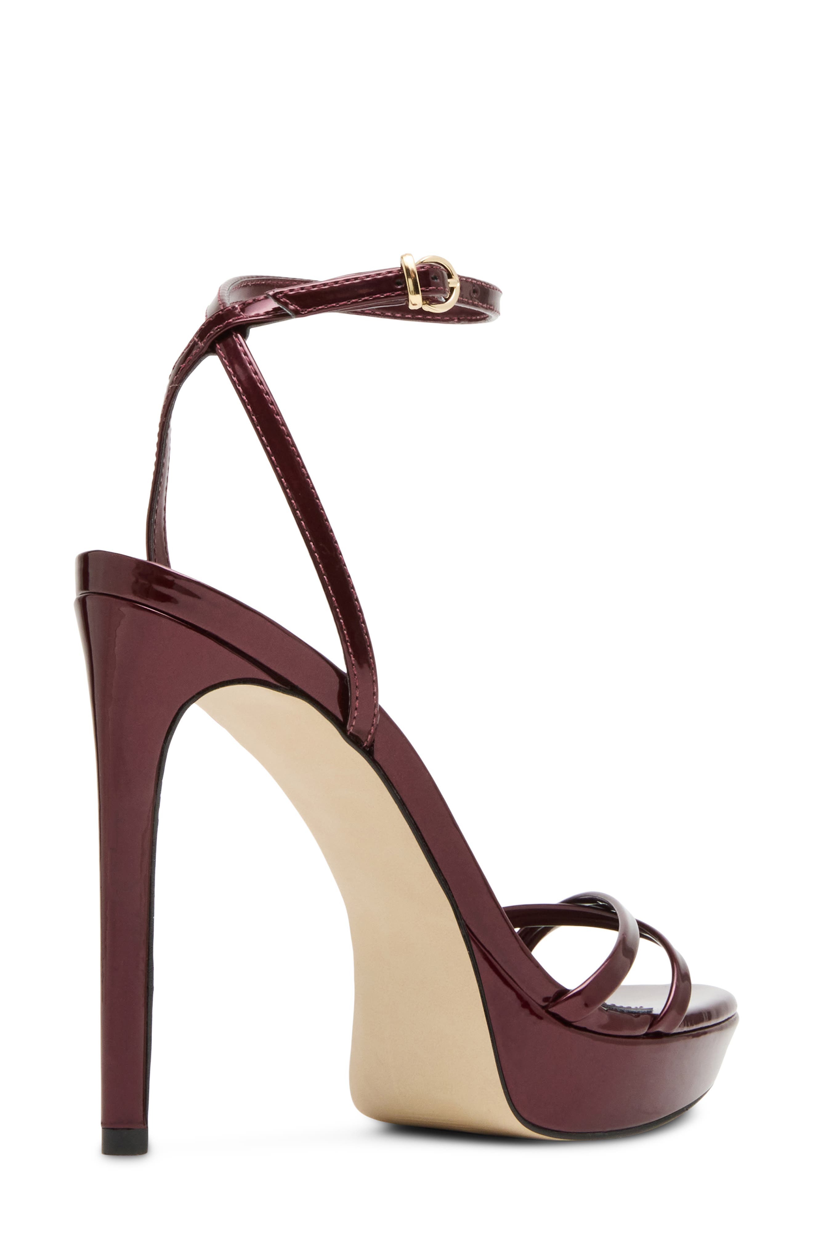 Juni Ankle Strap Platform Stiletto Sandal, Alternate, color, CHERRY PEARL