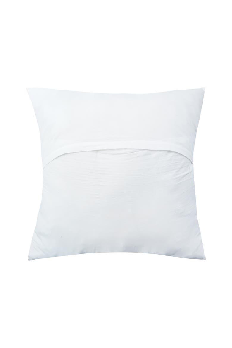 Jones Cotton Euro Pillow Sham 26" x 26", Alternate, color, White