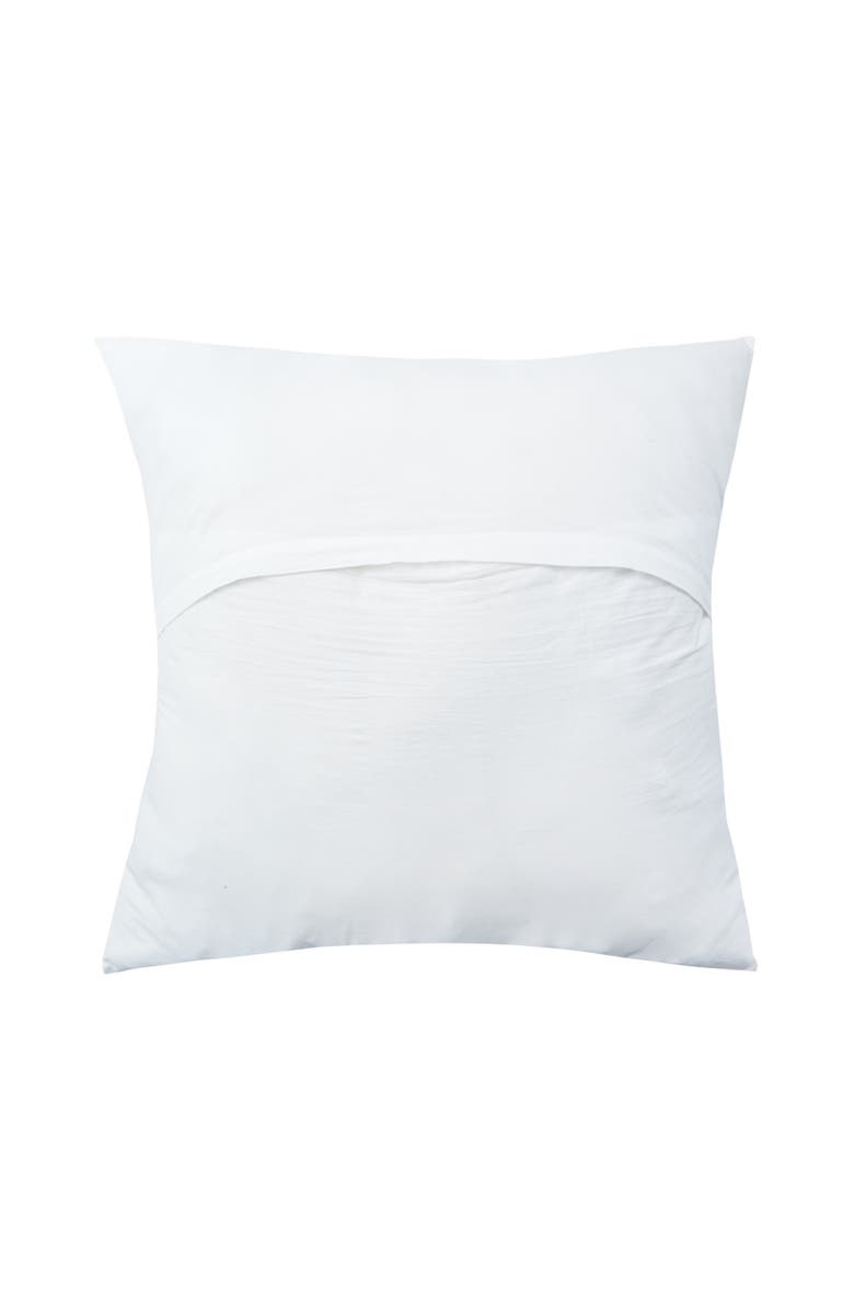 carol 
frank 26" x 26" Jones Cotton Euro Pillow Sham, Alternate, color, White