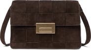 Loeffler Randall Delphine Woven Suede Shoulder Bag