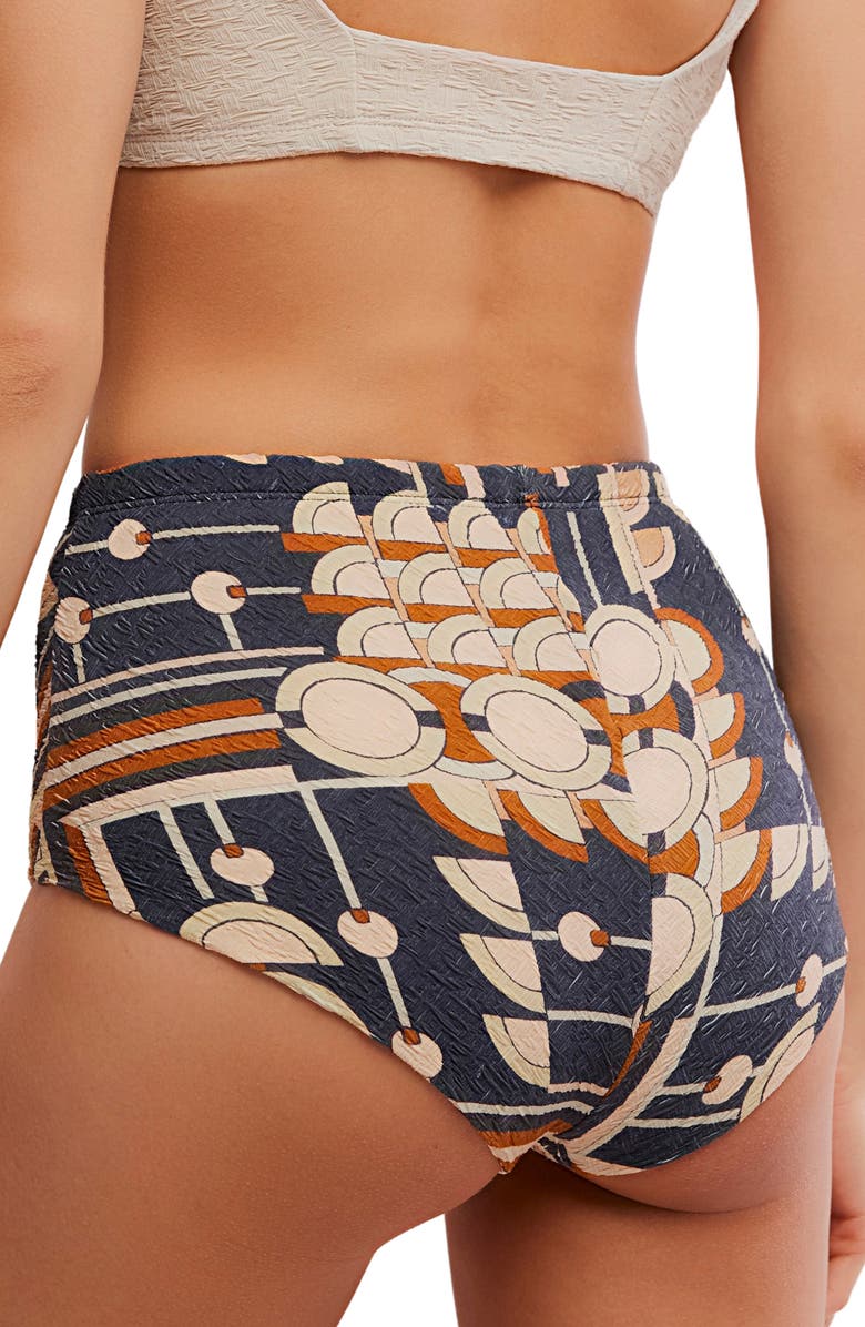 free-est by Free People Billie High Waist Bikini Bottoms, Alternate, color, Martini Mix