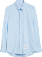 Thom Browne Straight Fit Button-Down Shirt